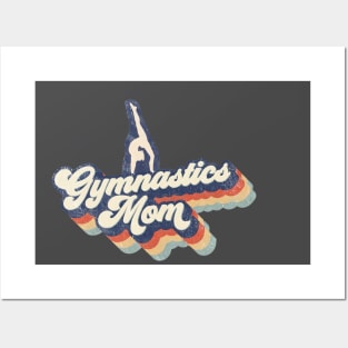 Retro Gymnastics Mom Mother's Day Posters and Art